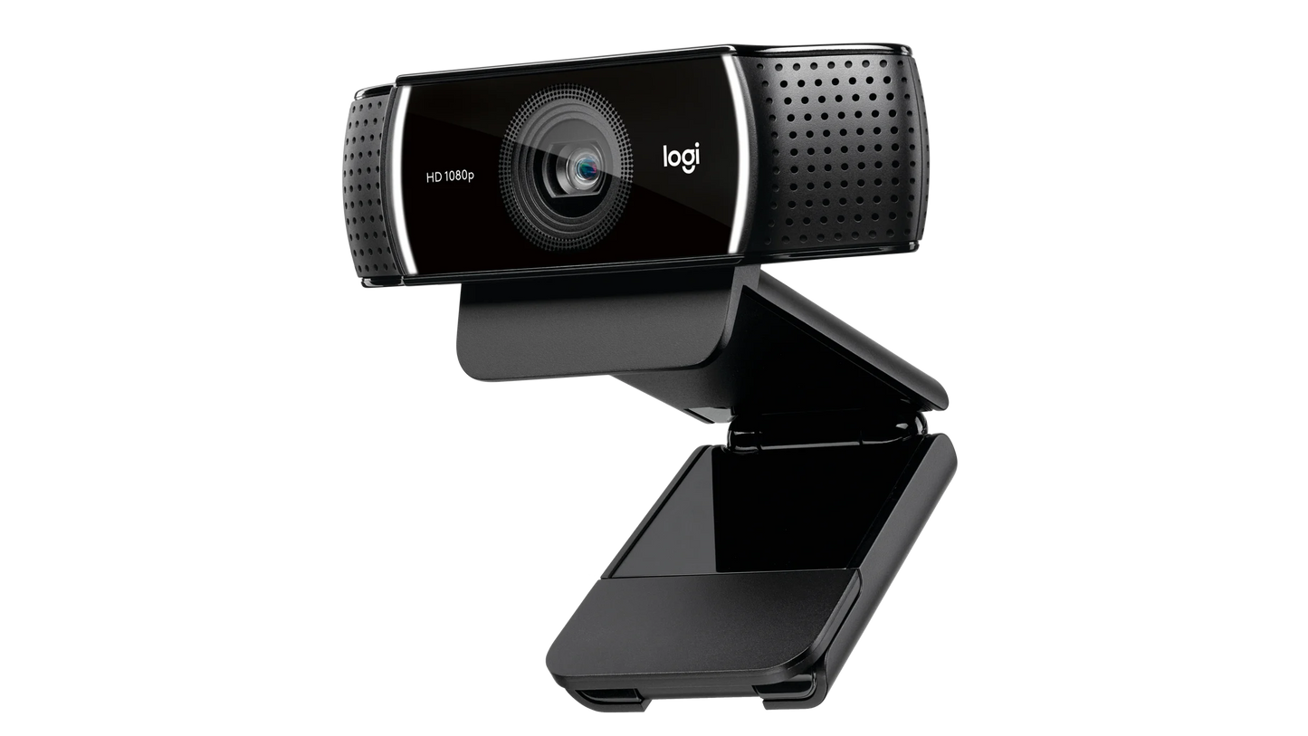 Logitech C922 PRO HD  PC Webcam, Full HD 1080p/30fps or 720p/60fps Video- Black