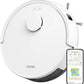 MOVA E20 Robot Vacuum Cleaner & Mop, LDS Laser Navigation, 5000 Pa Powerful Suction, 2-in-1 Vacuum & Mopping, Smart Mapping, App Control, 245 ml Water Tank, Compact Design | E20