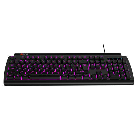MEETION MT-K9000 Black Film Waterproof Luminous Rgb Adjustable Gaming Keyboard
