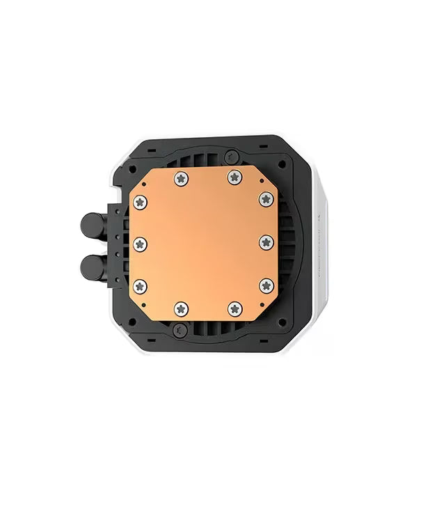 Deepcool LM360 AIO LCD ARGB Liquid Cooler, 2.4" IPS LCD Display, 6th-generation Pump, 2500～3600 RPM±10%, 66.23 CFM Fan Airflow, 3.27 mmAq Fan Air Pressure, Hydro Bearing, White | R-LM360-WHDMMC-1