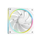 Deepcool LM360 AIO LCD ARGB Liquid Cooler, 2.4" IPS LCD Display, 6th-generation Pump, 2500～3600 RPM±10%, 66.23 CFM Fan Airflow, 3.27 mmAq Fan Air Pressure, Hydro Bearing, White | R-LM360-WHDMMC-1