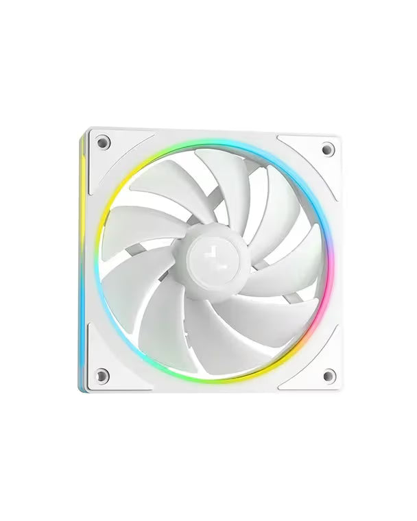 Deepcool LM360 AIO LCD ARGB Liquid Cooler, 2.4" IPS LCD Display, 6th-generation Pump, 2500～3600 RPM±10%, 66.23 CFM Fan Airflow, 3.27 mmAq Fan Air Pressure, Hydro Bearing, White | R-LM360-WHDMMC-1