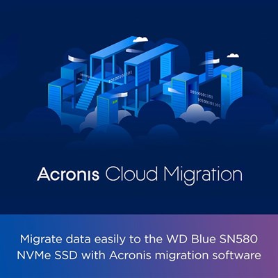 WD Blue SN580 NVMe™ SSD 500GB WDS500G3B0E PCIe Gen4 x4 M.2 2280