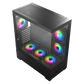 AceGeek Cruiser L460 Computer Case, Up to 360mm Radiator & 9x Fan Support, 0.7mm Tempered Glass.