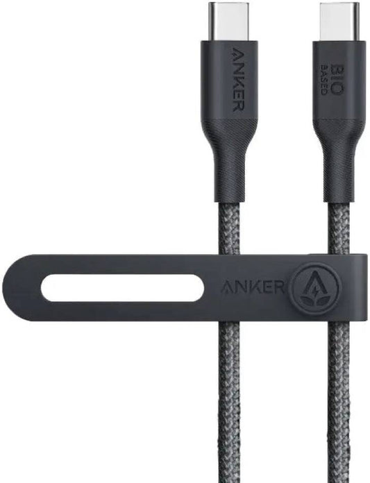 Anker 544 PowerLine USB-C To USB-C Cable, Bio-Nylon 3ft Black, A80F5H11