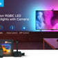 GOVEE IMMERSION WIFI TV LED BACKLIGHTS WITH CAMERA, RGBIC AMBIENT TV LIGHTING FOR 75-85 INCH TVS PC,