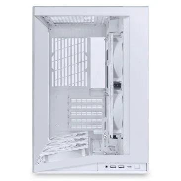 Lian Li O11D Mini V2 Flow Gaming Case White (with 5 pcs of non RGB fans) - G99.O11DMIV2FW.WH.00