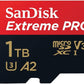 SanDisk 1 TB Extreme PRO microSDXC UHS-I CARD, Up to 200MB/s Read Speed, 140MB/s WRITE Speed, 4K Video on Smartphones, Compatible with microSDHC, microSDXC, microSDHC UHS-I | SDSQXCD-1T00-GN6MA