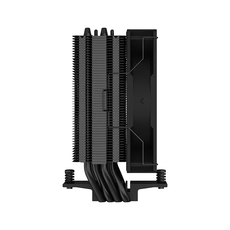 DeepCool AG400 BK ARGB Single Tower 120mm CPU Cooler, 2000 RPM Fan Speed, 75.89 CFM Airflow, ARGB LED, 3.36W Power, ≤31.6 dB(A) Fan Noise, LGA1700/1200/AM5/AM4 Black | R-AG400-BKANMC-G-2-GC