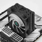 DeepCool AG400 BK ARGB Single Tower 120mm CPU Cooler, 2000 RPM Fan Speed, 75.89 CFM Airflow, ARGB LED, 3.36W Power, ≤31.6 dB(A) Fan Noise, LGA1700/1200/AM5/AM4 Black | R-AG400-BKANMC-G-2-GC