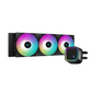 Deepcool LE720 ARGB AIO Liquid CPU Cooler, GAMMAXX SERIES, 360mm Radiator, 3x High-Performance aRGB Fans, 500~2250 RPM Fan Speed, 85.85 CFM Fan Airflow, Hydro Bearing Type, ANTI-LEAK Tech Inside, Black | R-LE720-BKAMMN-G-1