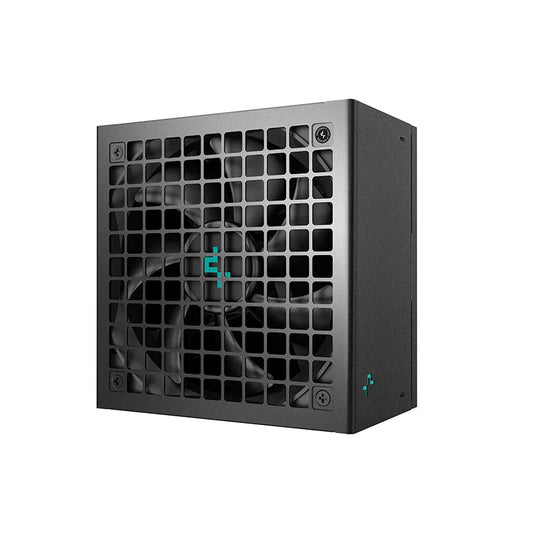 Deepcool PN1000M ATX Power Supply, Intel ATX 3.1 and PCIe 5.1 standard, 80Plus Gold, 135mm FDB (Fluid Dynamic Bearing) Fan, Sleeved Cables, Black.