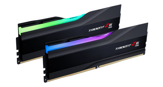 G Skill Trident Z5 RGB DDR5 32GB (2x16GB) 6800Mhz Intel XMP Memory Kit (RAM),CL34-45-45-108 1.40V,Black-GC