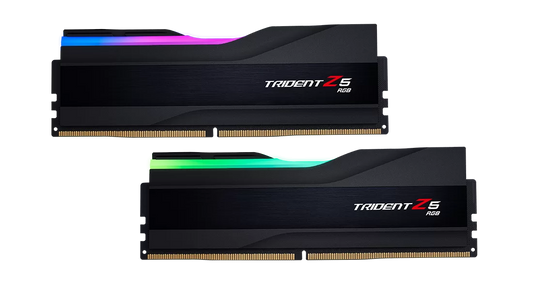 G Skill Trident Z5 RGB DDR5 32GB (2x16GB) 6800Mhz Intel XMP Memory Kit (RAM),CL34-45-45-108 1.40V,Black-GC