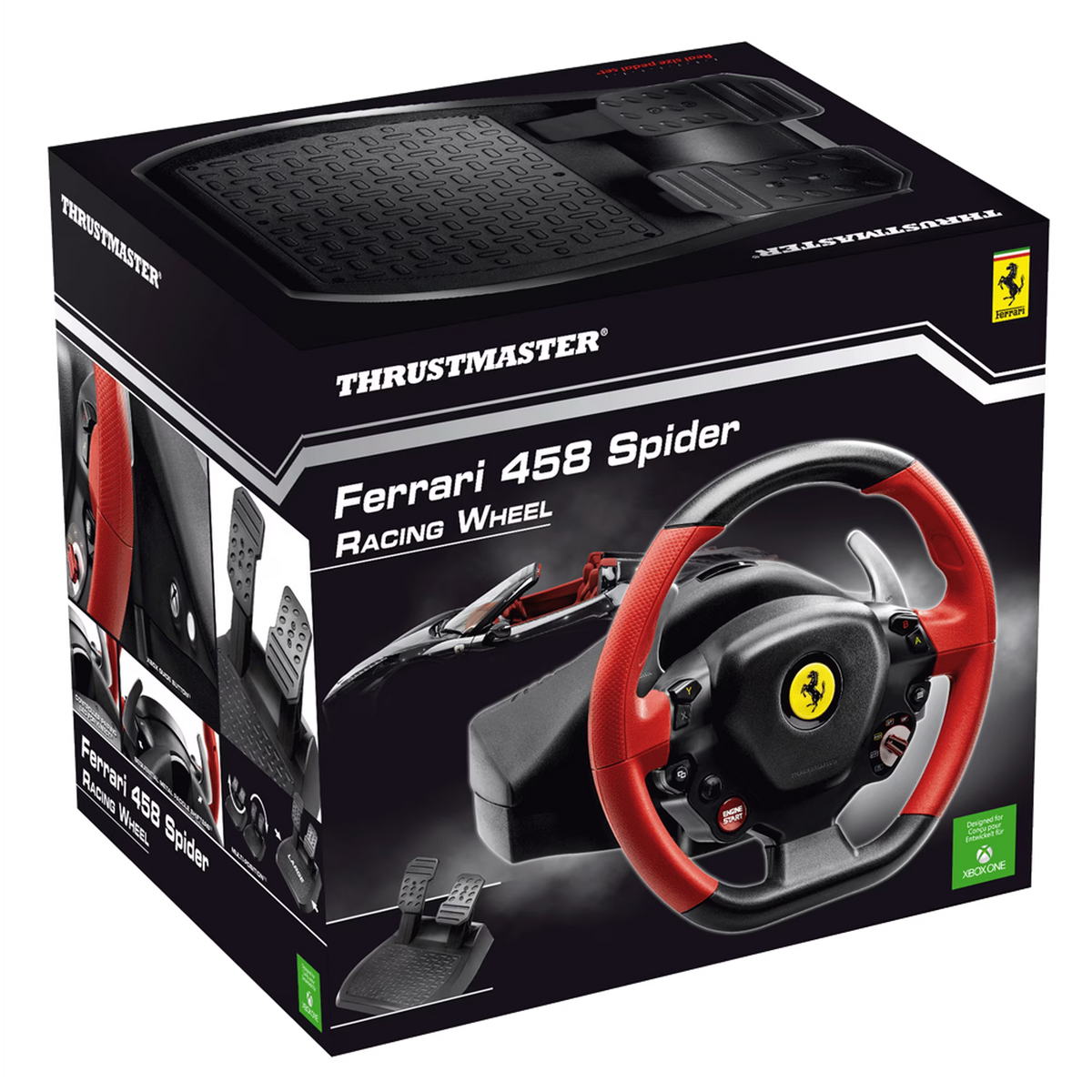 Thrustmaster Ferrari 458 Spider Racing Wheel, Red & Black Xbox&Pc