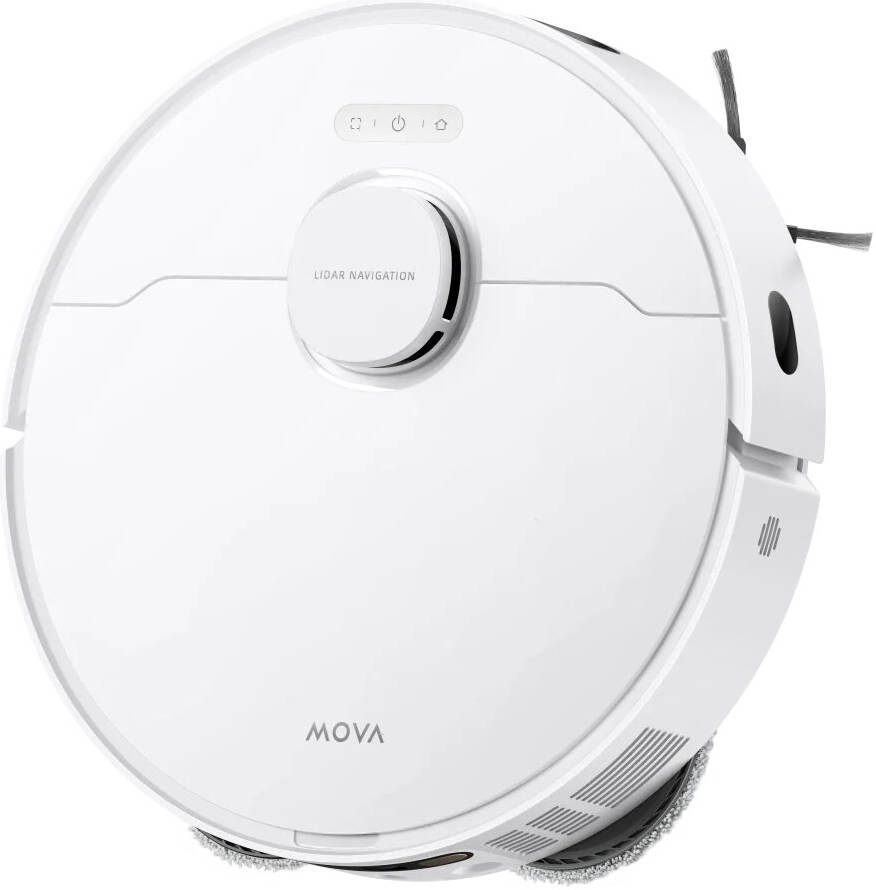 MOVA E40 Ultra Robot Vacuum & Mop, 19,000 Pa Suction, LiDAR Smart Navigation, 360°Obstacle Avoidance, Self-Empty & Auto Mop Washing/Drying Dock, 5200 mAh Battery, 260-Min Runtime, White | E40-Ultra