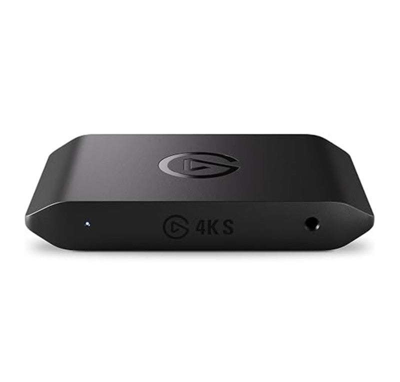 Elgato 4K S Capture Card for PS5, Xbox Series X/S, Switch 2 | 4K60 Capture, 1440p120 or 1080p240 Passthrough, HDR10 Support, Near-Zero Latency, USB-C, Analog Audio Input
