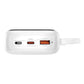 Baseus Qpow Pro+ 20000mAh 22.5W powerbank with built-in USB-C cable and display - white