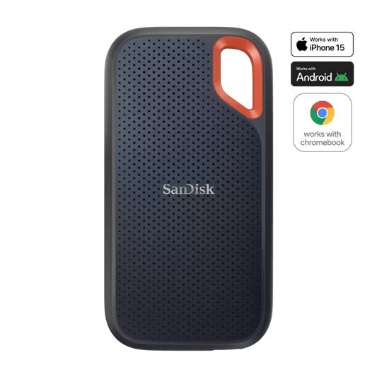 SanDisk 1TB Extreme Portable SSD - Up to 1050MB/s - USB-C, USB 3.2 Gen 2 - External Games Corner 