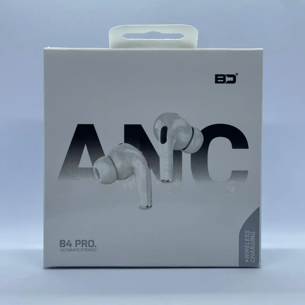 TWS Wireless Earbuds with ANC, Bluetooth 5.3 and Wireless Charging, BD B4 PRO