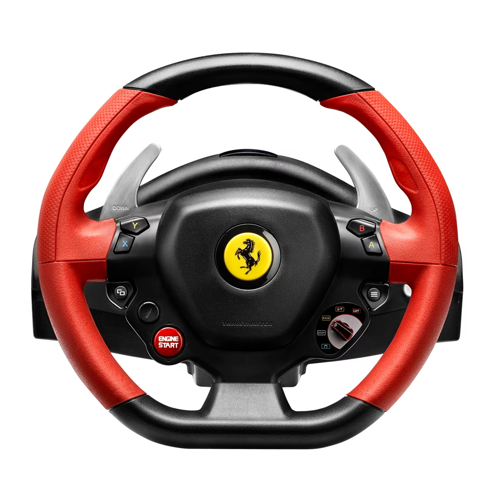 Thrustmaster Ferrari 458 Spider Racing Wheel, Red & Black Xbox&Pc