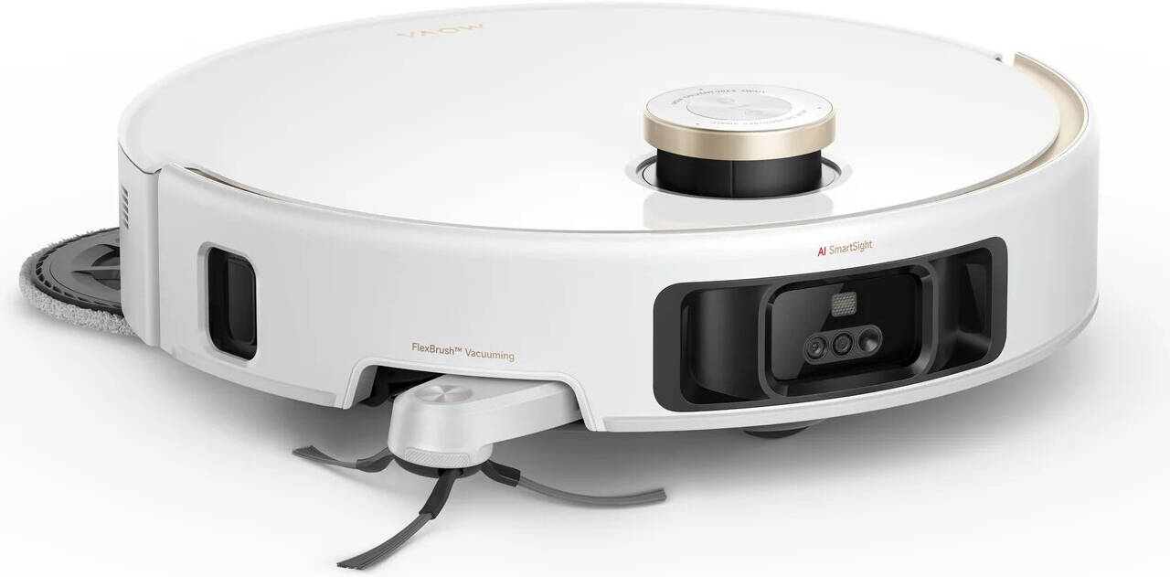 MOVA V50 Ultra Complete Robot Vacuum & Mop, 24,000 Pa Hyper Suction, LiDAR + AI Obstacle Avoidance, Self-Empty & Auto Mop Wash/Dry Dock, 6400 mAh Battery, Smart App & Voice Control | V50-Ultra