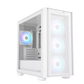 Asus A21 Plus Micro ATX ARGB PC Case - White.