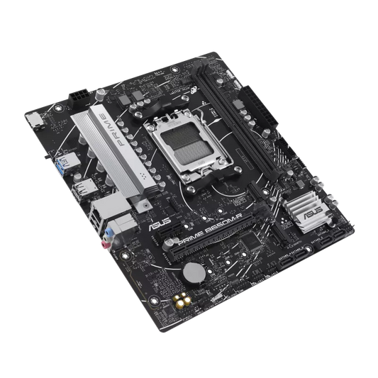 ASUS PRIME B650M-R AM5 Micro-ATX Motherboard for AMD Ryzen 9000/8000/7000 Series, B650 Chipset, DDR5 7200MHz OC, PCIe 4.0, Dual M.2 NVMe, 2.5GbE LAN, HDMI 4K, USB 5Gbps, BIOS FlashBack, Aura Sync, Gaming & Productivity Board Games Corner 
