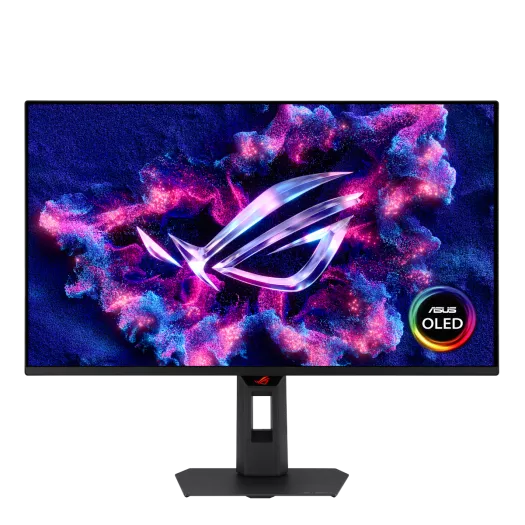 Asus ROG Strix OLED XG27UQDMS gaming monitor - 27-inch (26.5 inch viewable) 4K (3840 x 2160) Tandem QD-OLED panel, 240 Hz, 0.03 ms (GTG), G-SYNC® compatible, custom heatsink, Neo Proximity Sensor, uniform brightness, 99% DCI-P3,- 90LM0CW0-B01971