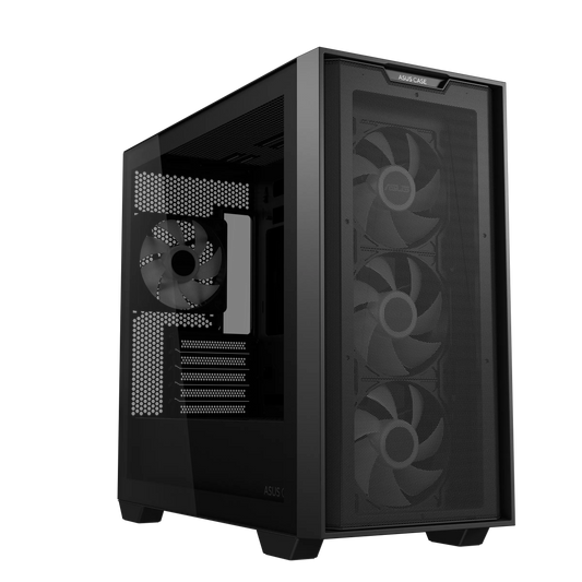 Asus A21 Plus Micro ATX ARGB PC Case - Black