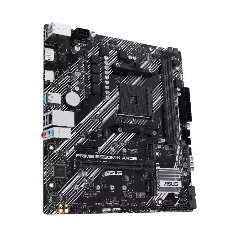 ASUS Prime B550M-K AMD B550 Socket AM4 Micro ATX DDR4-SDRAM Motherboard-GC