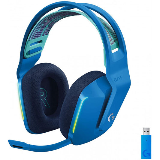 Logitech G733 LIGHTSPEED Wireless RGB Gaming Headset - Blue