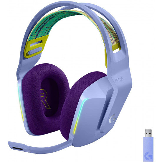 Logitech G733 LIGHTSPEED Wireless RGB Gaming Headset - Purple