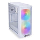 Lian Li Lancool 215 ATX Mid Tower Computer Case, Pre-installed 200MM ARGB fans and a 120MM fan, Mesh panels, Honeycomb vent, Tempered Glass,.