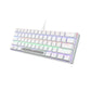 GamerTek Alpha Pack 3-in-1 Gaming Bundle White - Mechanical Keyboard, Gaming Mouse & Mouse Pad