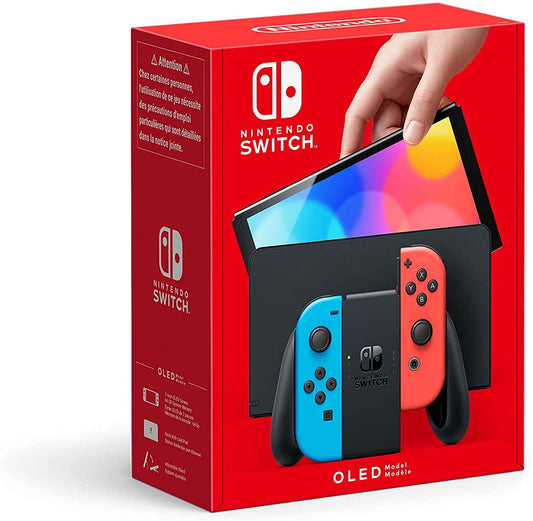 Nintendo Switch - OLED Model Neon Blue/Neon Red set - Games Corner