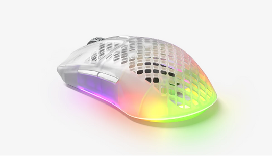 SteelSeries Aerox 3 Wireless Ultra-Lightweight Gaming Mouse - Ghost White Games Corner 