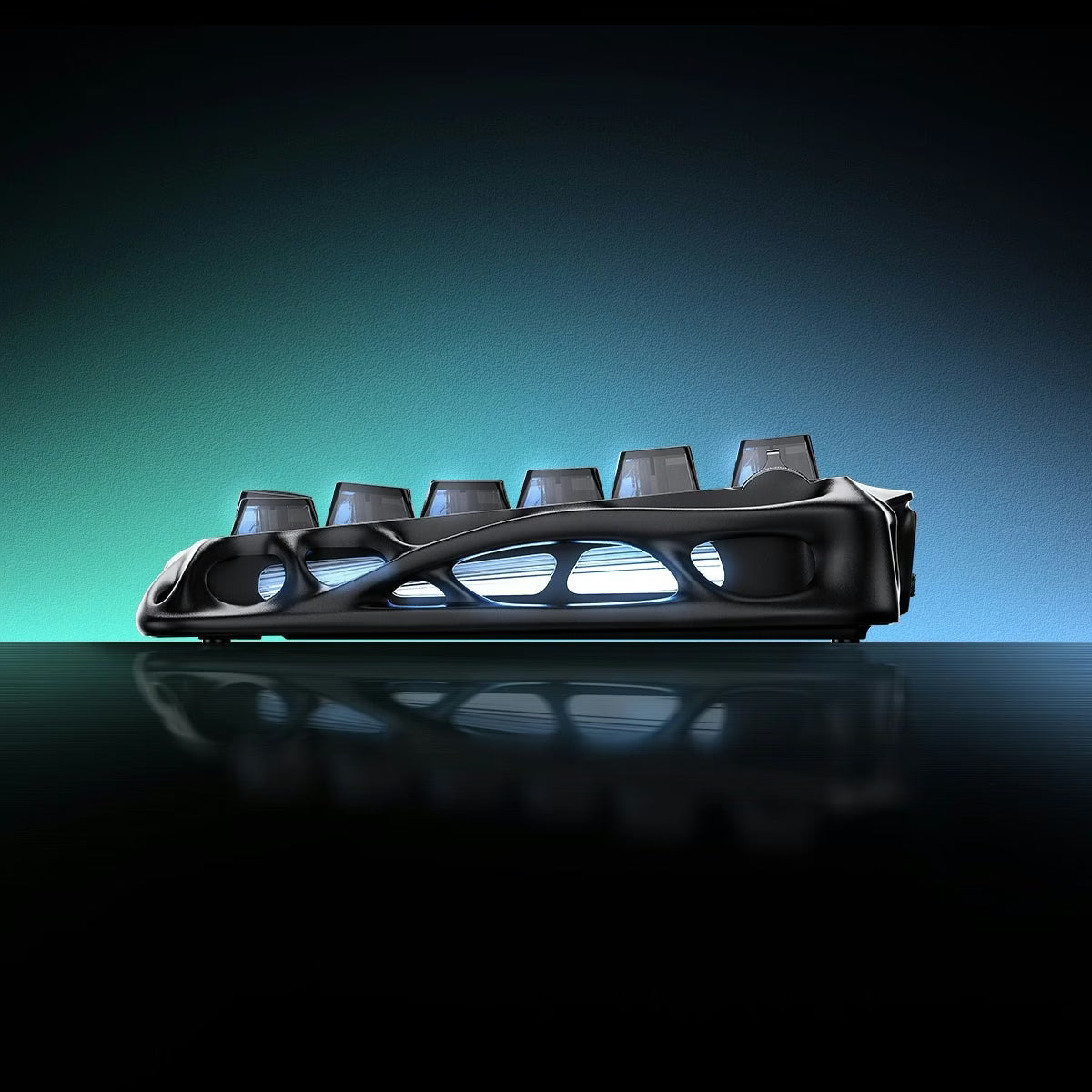 GravaStar Mercury V75- HE Gaming Keyboard, 75% Layout, Jade Pro Switch, 8kHz Polling Rate, Semi-Aluminum Construction, Dynamic Rapid Trigger, Stealth Black | GS V75_BLK