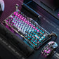 GravaStar Mercury V75 Pro Gaming Keyboard, Special Edition, 75% Layout, Jade Gaming Switch, 8kHz Polling Rate, Semi-Aluminum Construction, Dynamic Rapid Trigger, Cyber Punk | GS V75 PRO_RM_EGRY