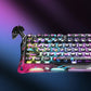 GravaStar Mercury V75 Pro Gaming Keyboard, Special Edition, 75% HE Magnetic Switch, Jade Gaming Switch, 8kHz Polling Rate, Semi-Aluminum Construction, Dynamic Rapid Trigger, Neon Graffiti | GS V75 PRO_CG_BLK
