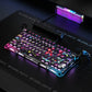 GravaStar Mercury V75 Pro Gaming Keyboard, Special Edition, 75% HE Magnetic Switch, Jade Gaming Switch, 8kHz Polling Rate, Semi-Aluminum Construction, Dynamic Rapid Trigger, Neon Graffiti | GS V75 PRO_CG_BLK