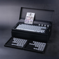 GravaStar Mercury V60 Pro Deluxe Edition, Aluminum Magnetic Gaming Keyboard 8kHz Polling & Dual Keycap Gift Set, Chrome Silver | V60 Pro Deluxe