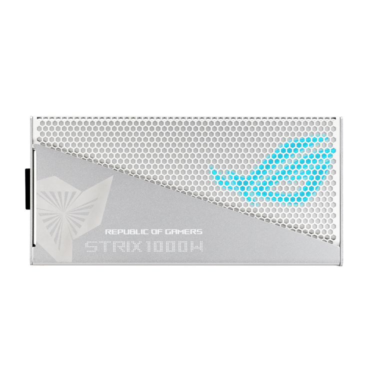 ASUS ROG Strix 1000W Gold Aura White Edition Power Supply,Fully Modular Power Supply, 80+ Gold Certified, ATX 3.0,Cybenetics Lambda A+ Certification, PCIe Gen 5.0 Ready, Aura Sync,White