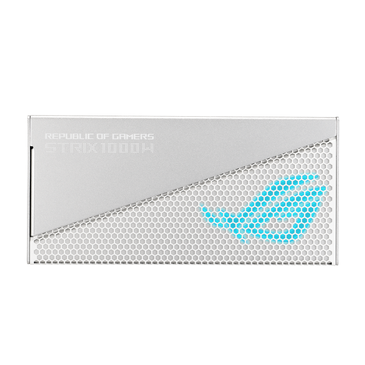 ASUS ROG Strix 1000W Gold Aura White Edition Power Supply,Fully Modular Power Supply, 80+ Gold Certified, ATX 3.0,Cybenetics Lambda A+ Certification, PCIe Gen 5.0 Ready, Aura Sync,White