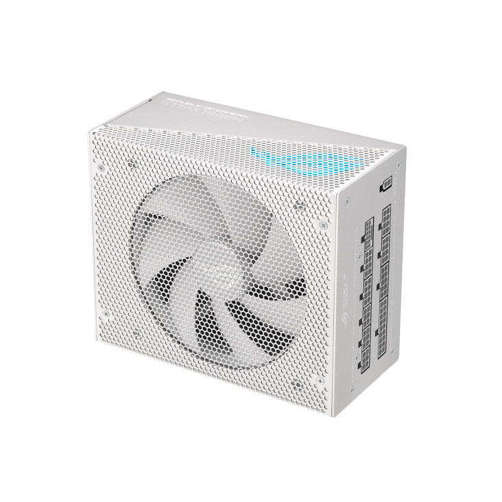 ASUS ROG Strix 1000W Gold Aura White Edition Power Supply,Fully Modular Power Supply, 80+ Gold Certified, ATX 3.0,Cybenetics Lambda A+ Certification, PCIe Gen 5.0 Ready, Aura Sync,White