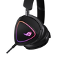 ASUS ROG Delta II Wireless Gaming Headset Black with 50mm Titanium Drivers, RGB & Dual Wireless Connectivity