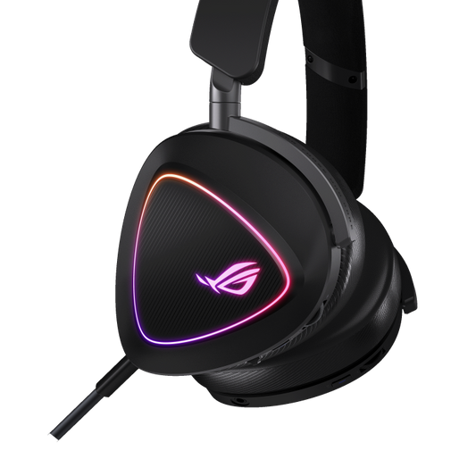 ASUS ROG Delta II Wireless Gaming Headset Black with 50mm Titanium Drivers, RGB & Dual Wireless Connectivity Games Corner 