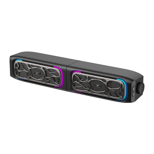 Havit SK215 RGB Soundbar Speaker 10W Stereo Computer Speaker | USB Powered Desktop Speaker for PC & Laptop Games Corner 