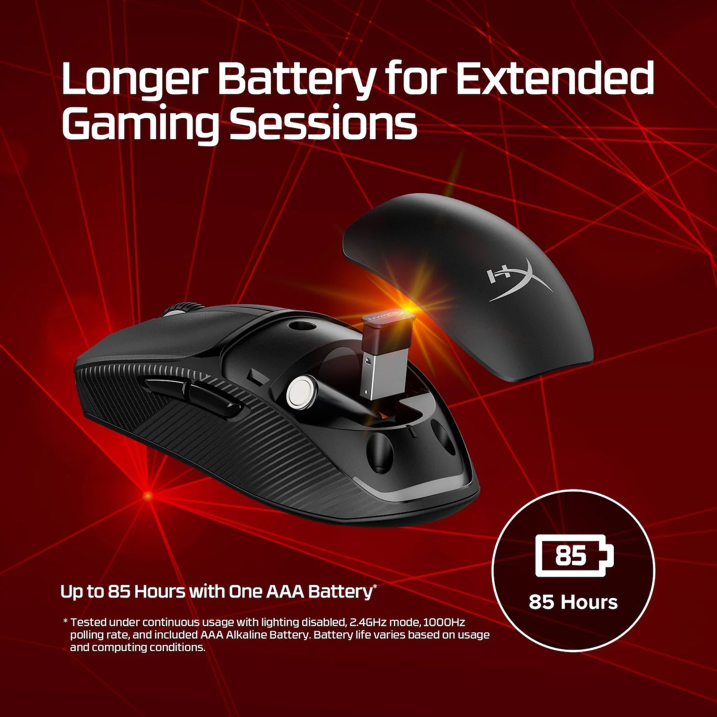 HyperX Pulsefire Fuse - Wireless Gaming Mouse