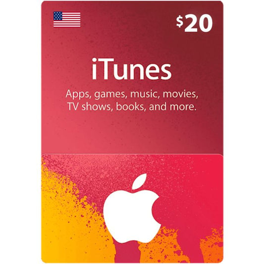 iTunes Gift Card $20 (US) - Instant Delivery